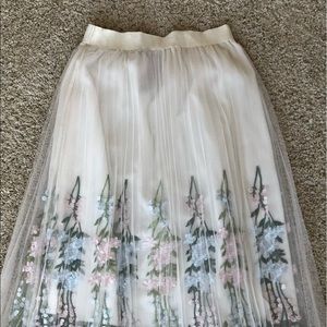 MOON COLLECTION flower skirt